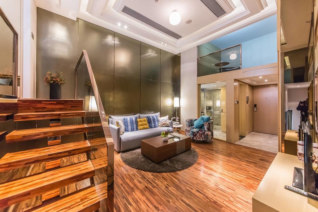 一呆公寓广州保利中达店 Guangzhou Bagian luar foto